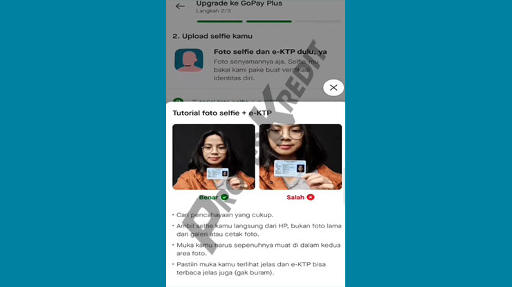 Upload Foto Selfie Dengan eKTP