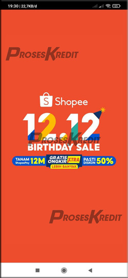 1. Buka Aplikasi Shopee