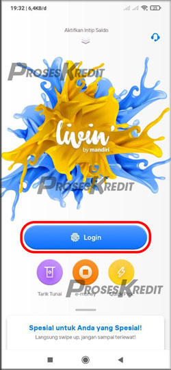 10. Login ke New Livin Mandiri