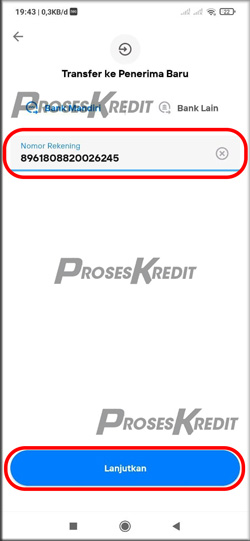 13. Input Nomor Rekening Kode Bayar Tagihan Shopee Paylater