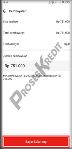 5. Klik Bayar Sekarang