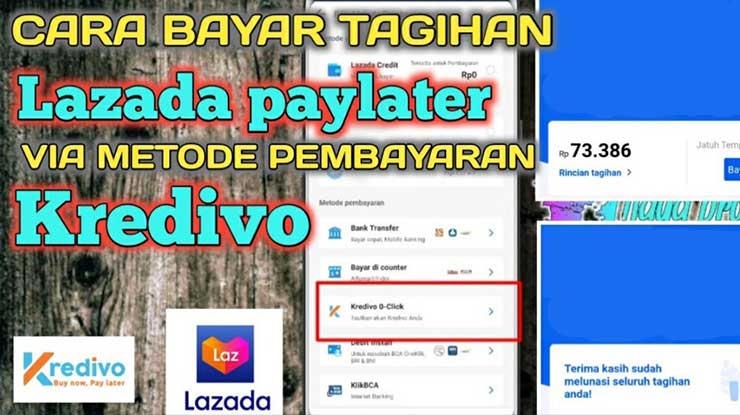 Cara Bayar Tagihan Lazada PayLater Pakai Kredivo