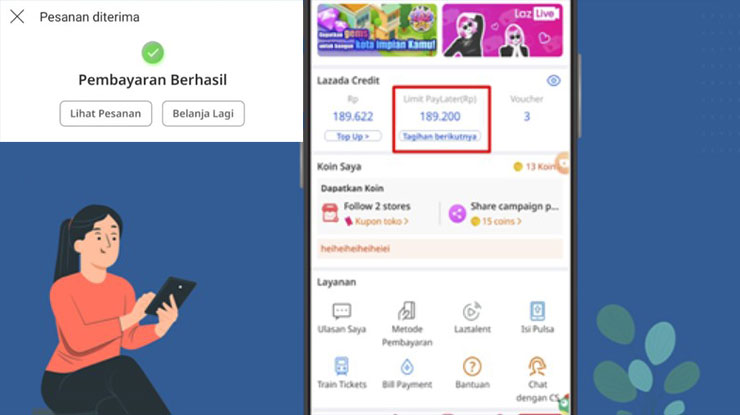 Cara Mengatasi LazPayLater Tidak Bisa Transaksi