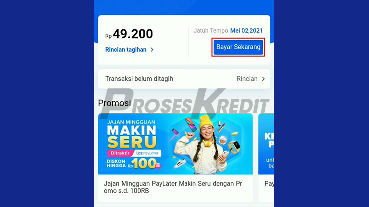 Tap Bayar Sekarang