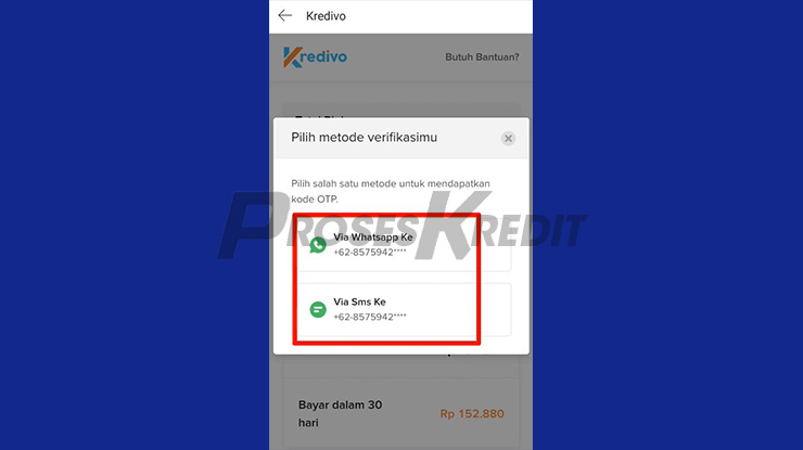 Tentukan Metode Pengiriman Kode Verifikasi