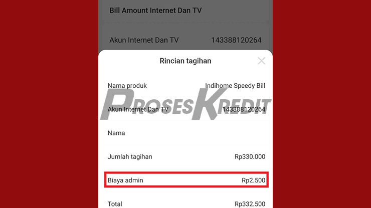 Biaya Admin Bayar Indihome Menggunakan Limit Akulaku