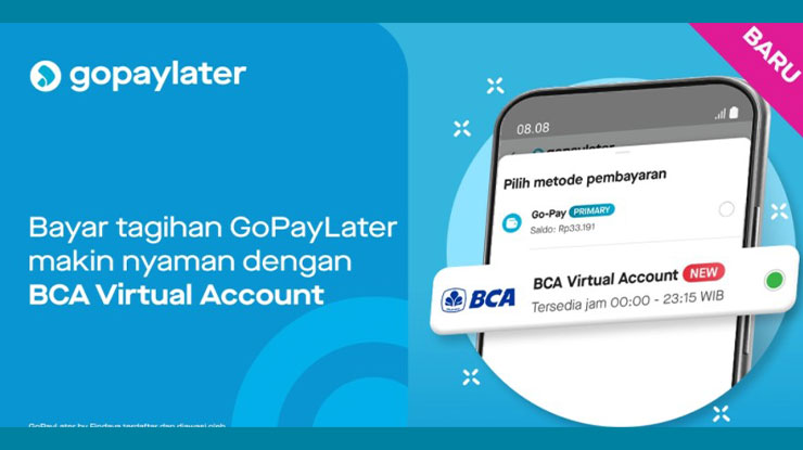 Cara Bayar Tagihan GoPay PayLater via ATM BCA