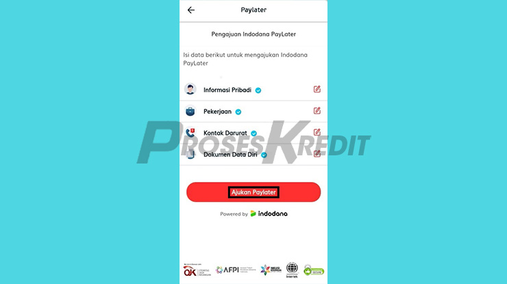 Klik Ajukan PayLater