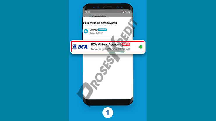 Pilih BCA Virtual Account