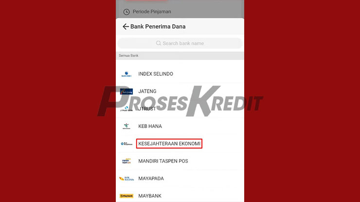 Pilih Bank Kesejahteraan Ekonomi