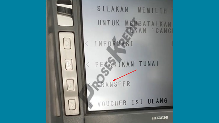 Pilih Menu Transfer