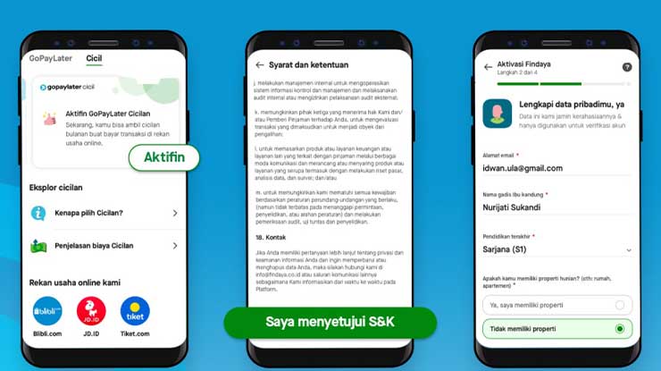 Cara Aktivasi GoPayLater Cicil
