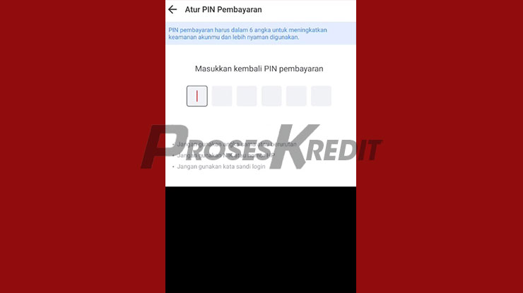 Konfirmasi PIN Pembayaran