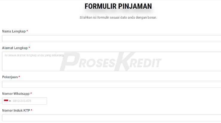 Lengkapi Informasi Data Diri