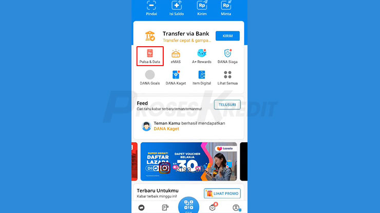 Ketuk Pulsa Data