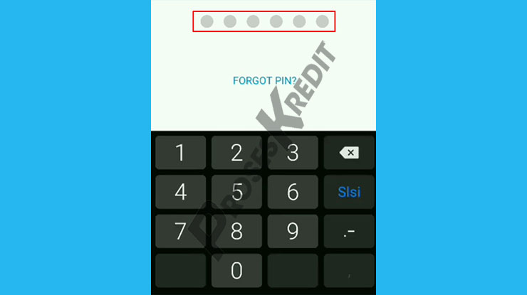 Masukkan PIN BliPay