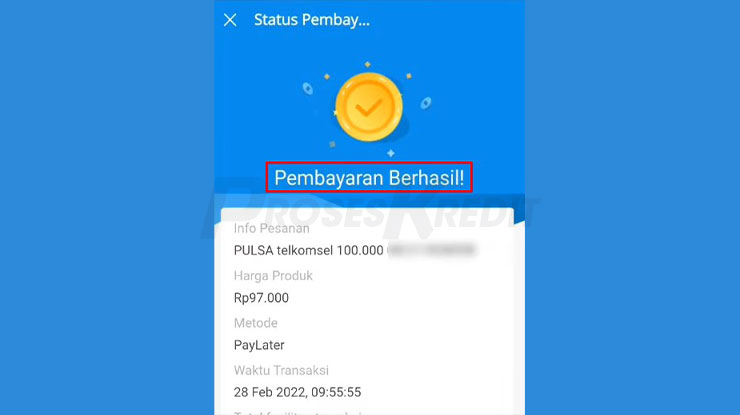 Pembayaran Berhasil