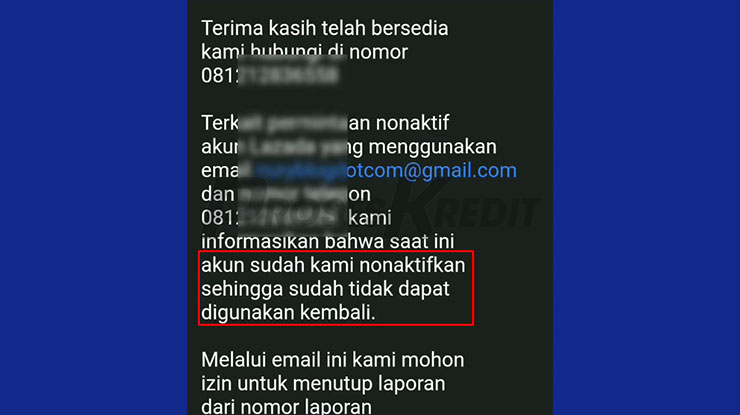 Berhasil Menonaktifkan Lazada PayLater