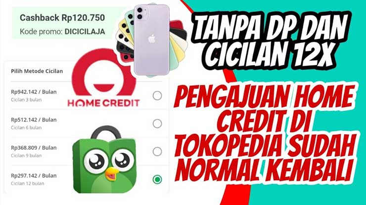 Cara Belanja di Tokopedia Pakai Home Credit