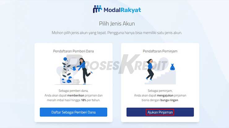 Klik Ajukan Pinjaman