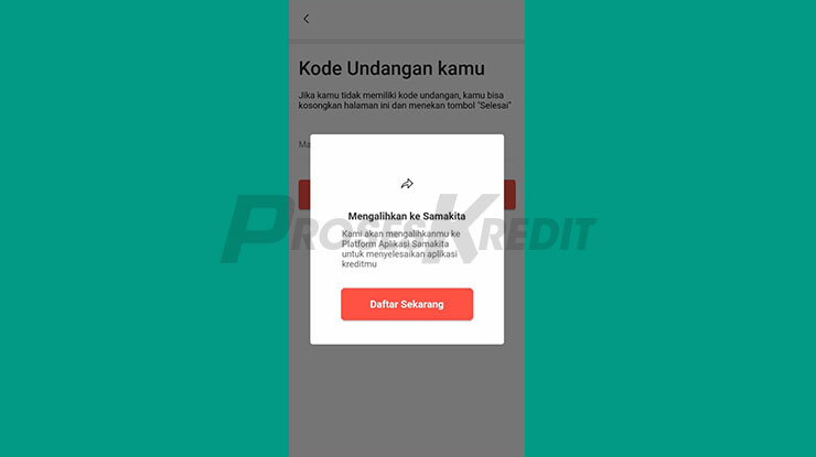 Klik Daftar Sekarang