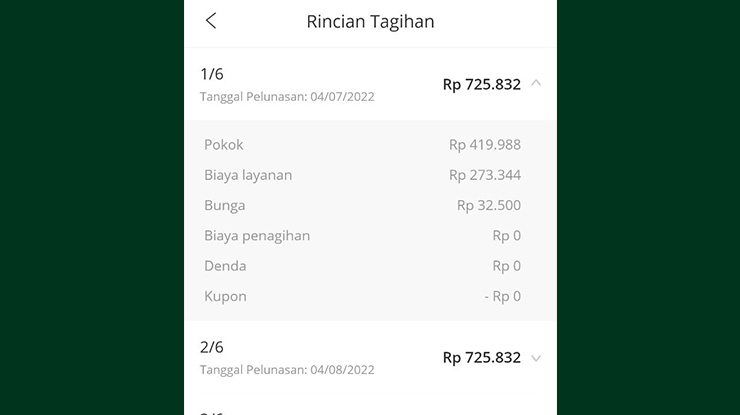 Biaya Layanan di Pinjaman Online AdaKami