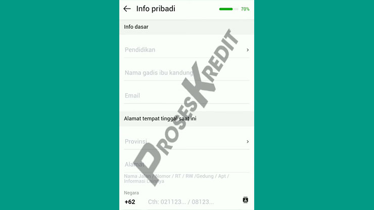 Lengkapi Info Pribadi