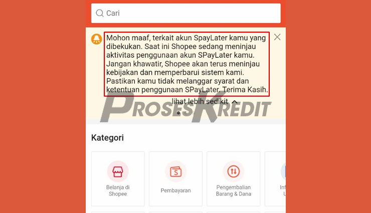 Penyebab Limit SPayLater Hilang Rp. 0