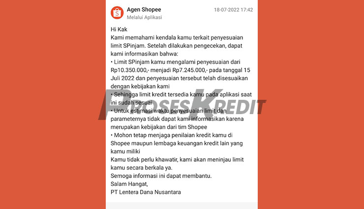 Penyebab Limit Shopee Pinjam Berkurang