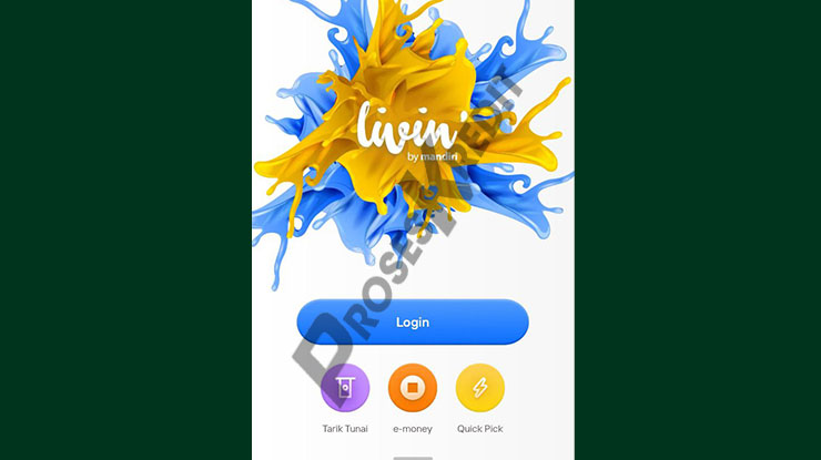 5. Buka dan Login Livin Mandiri