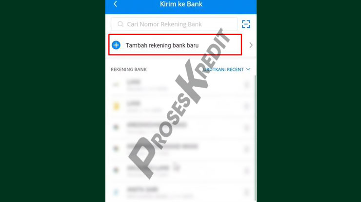 7. Tambah Rekening Bank Baru