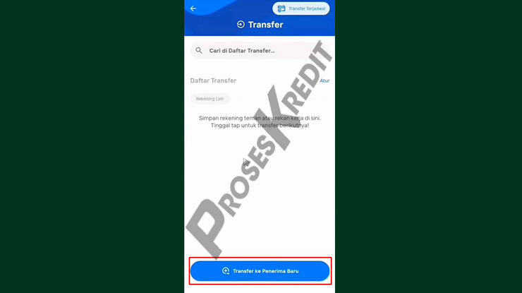 7. Transfer ke Penerima Baru