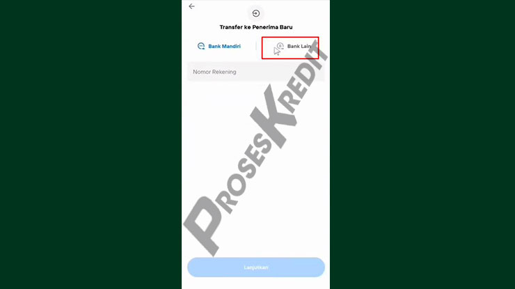 8. Pilih Ke Bank Lain