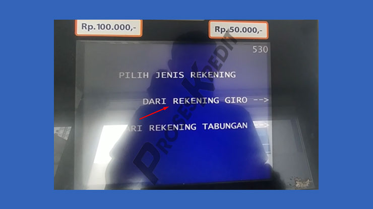 10. Pilih Jenis Rekening Sumber