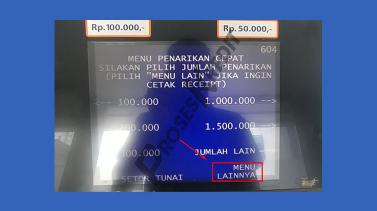 4. Pilih Menu Lainnya