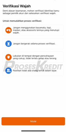 7. Verifikasi Wajah