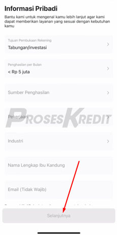 8. Isi Informasi Pribadi