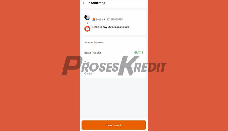 Konfirmasi Transfer Seabank ke ShopeePay