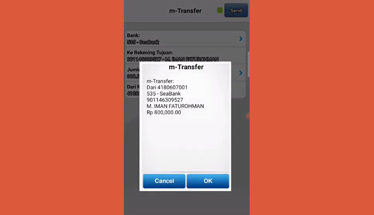 Transfer BCA ke Seabank Lewat Mobile Banking