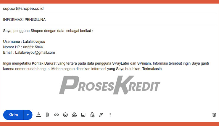 Cara Melihat Nomor HP Darurat Lewat Email