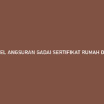 Tabel Angsuran Gadai Sertifikat Rumah di Pegadaian