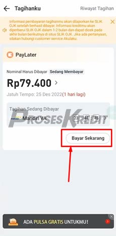 4. Pilih Bayar Sekarang