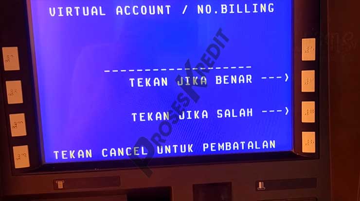 Masukkan Nomor Virtual Account BNI