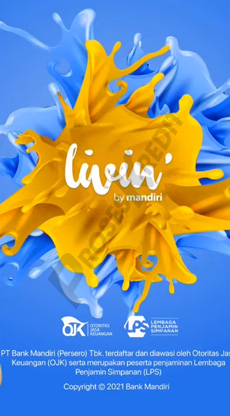 1. Buka Aplikasi Livin Mandiri