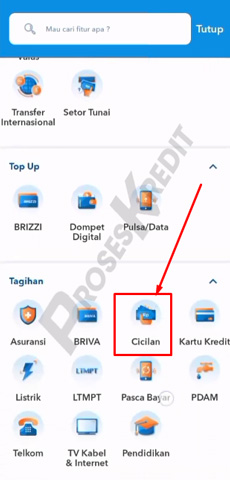 3. Pilih Cicilan