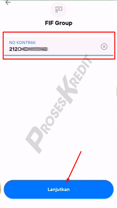5. Masukkan Nomor Kontrak