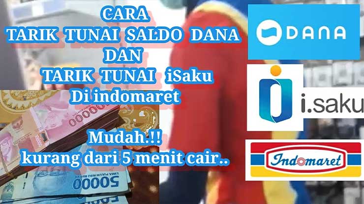 Cara Mengambil Uang di DANA Lewat Indomaret