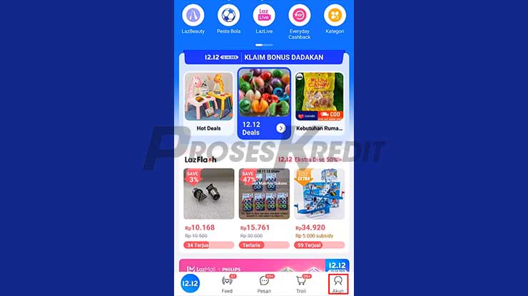 Jalankan Aplikasi Lazada 1