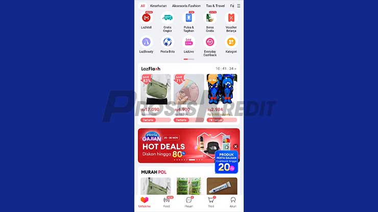 Jalankan Aplikasi Lazada