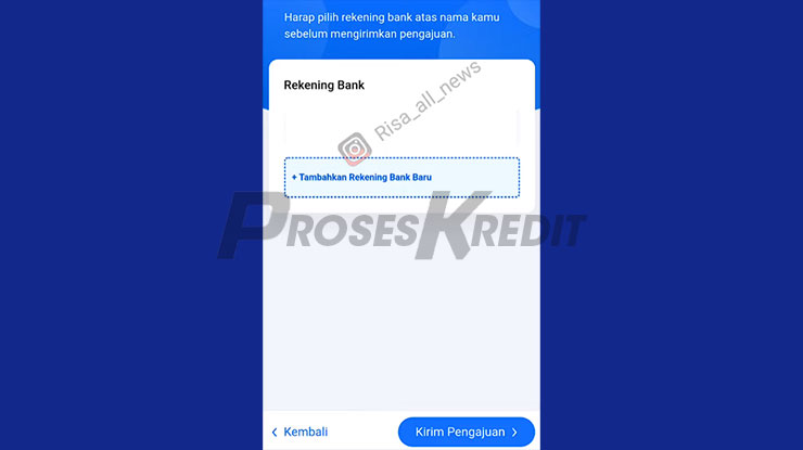 Tambahkan Rekening Bank Baru